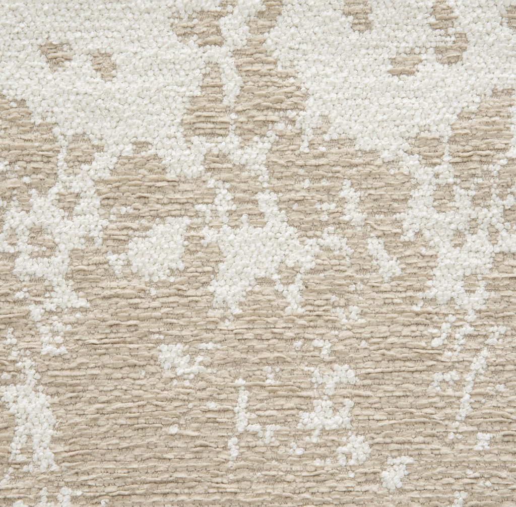 Dappled Stripe Pillow Cover in Oyster, Indoor Outdoor Pillow, Holly Hunt Textiles