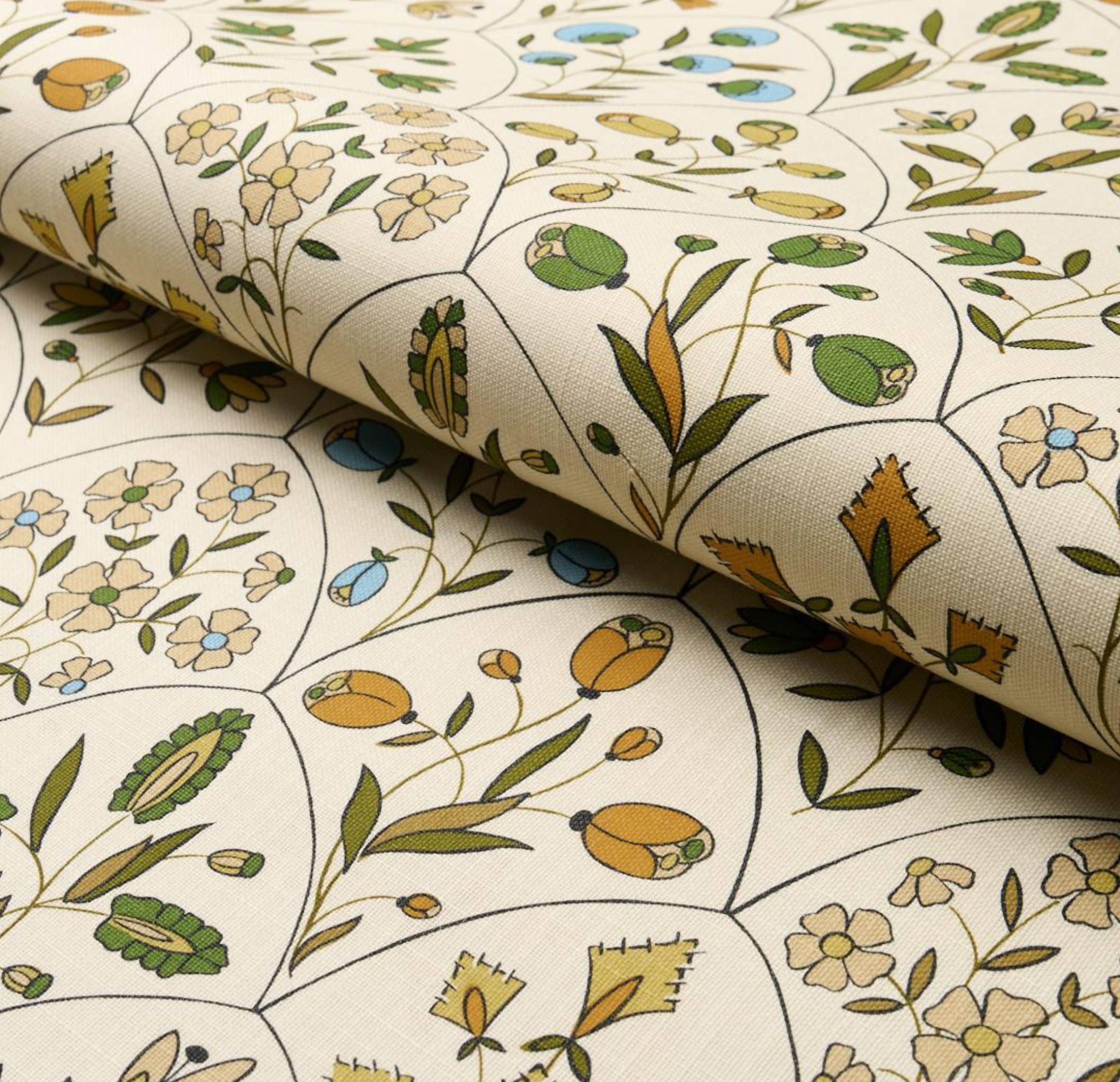 Frances Pillow Cover in Natural, Schumacher Textiles