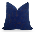 Midnight Mosaic Boucle Pillow Cover in Blue