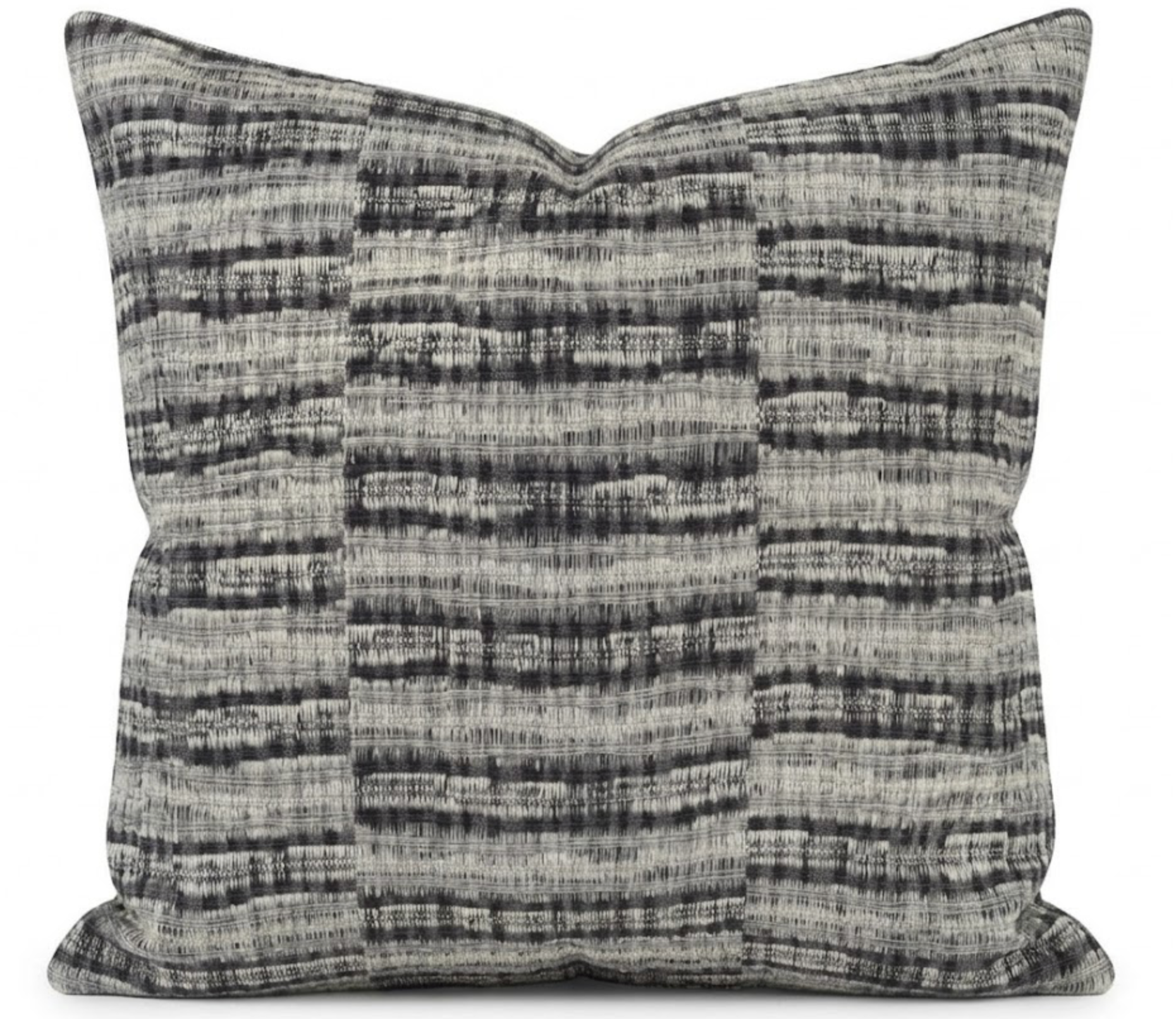 Thalassa Pillow Cover in Charcoal 05, Zak + Fox Textiles