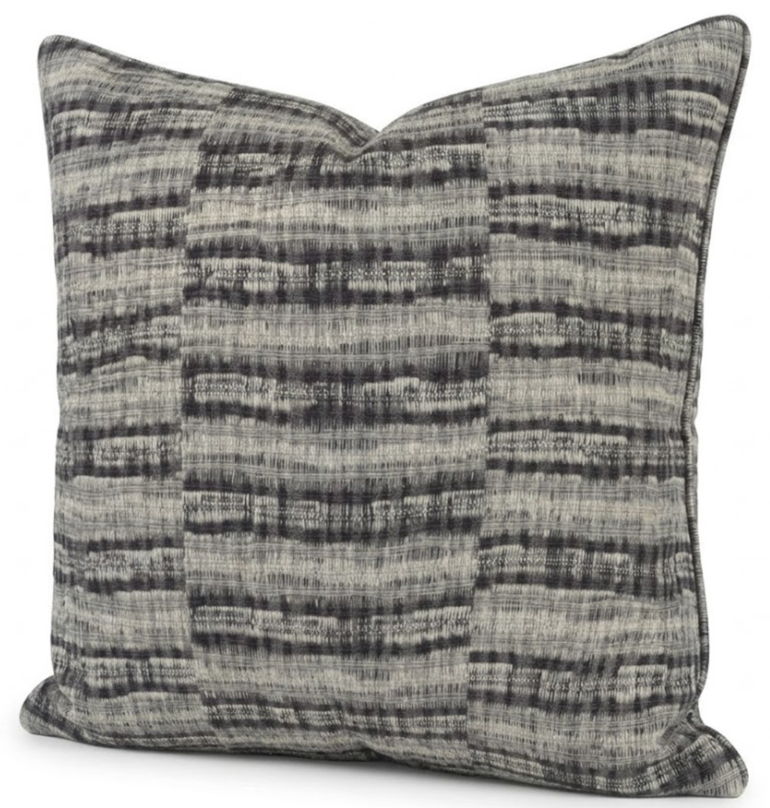 Thalassa Pillow Cover in Charcoal 05, Zak + Fox Textiles