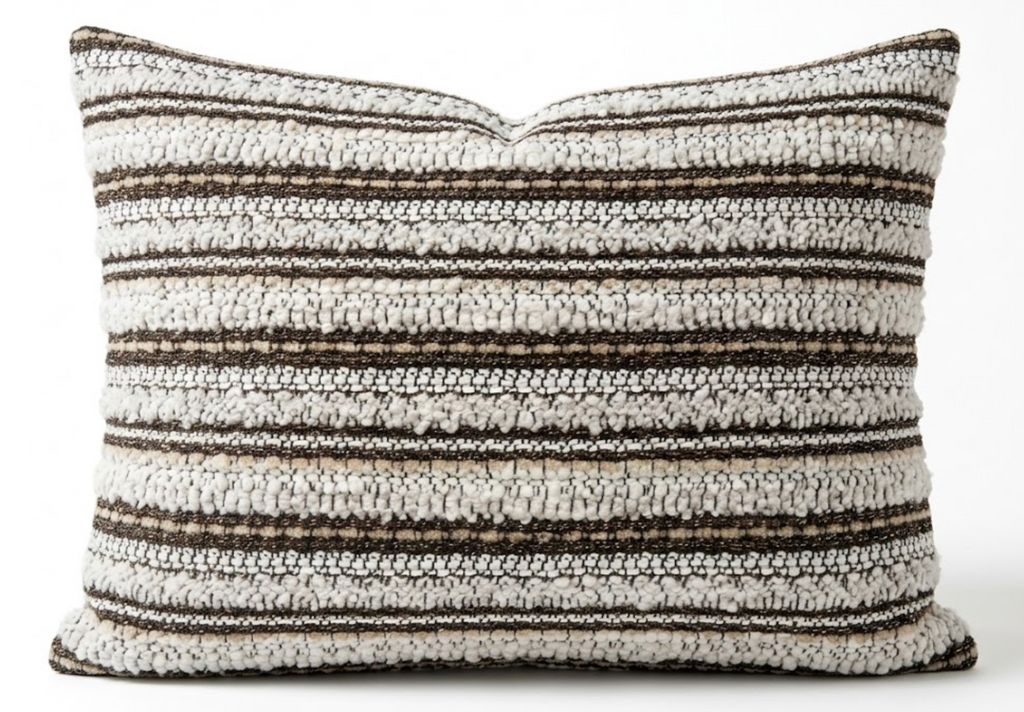 Mesa Bouclé Pillow Cover in Sandstone
