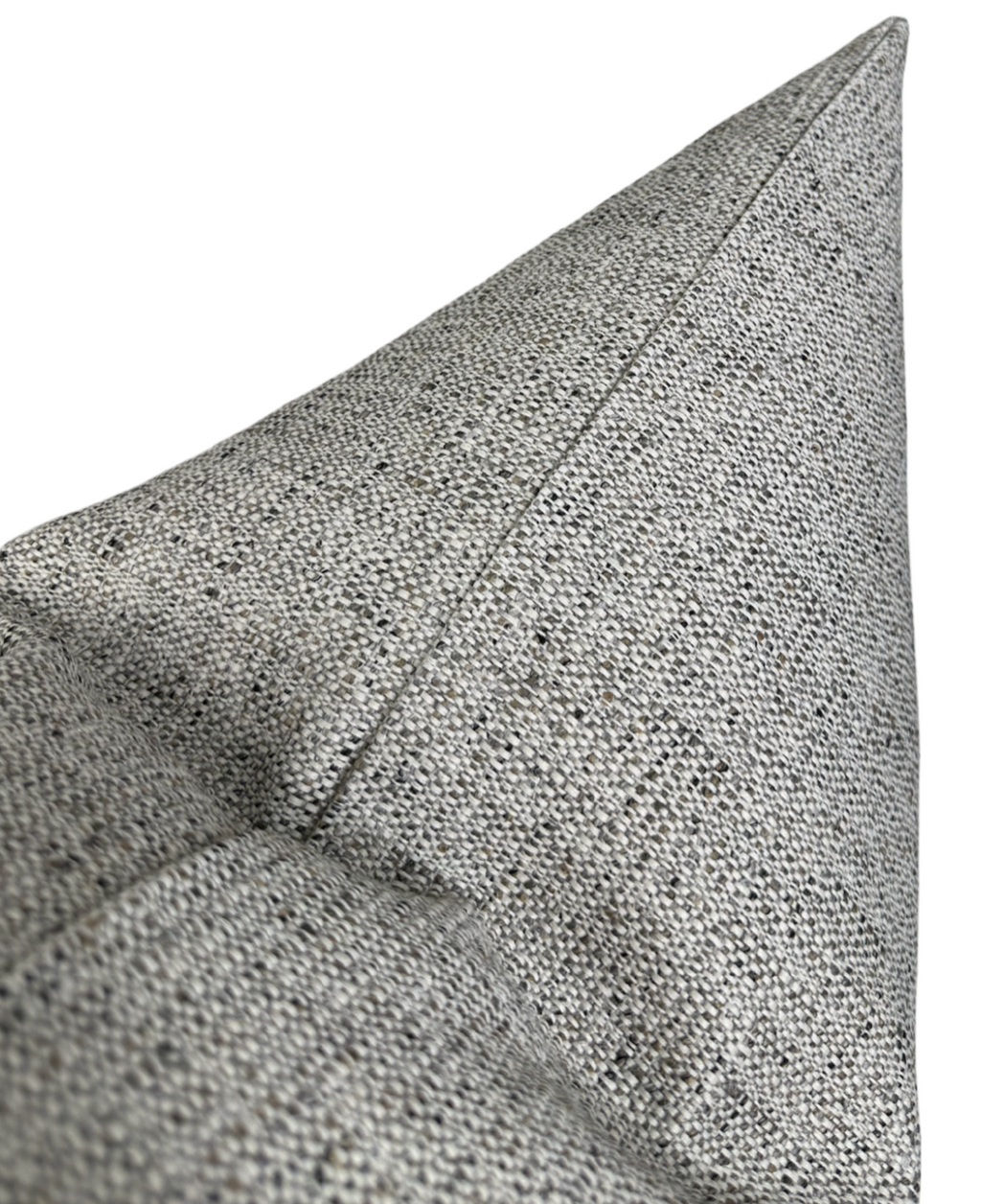Performance Woven Pillow Cover in Taupe, Indoor Outdoor Pillow