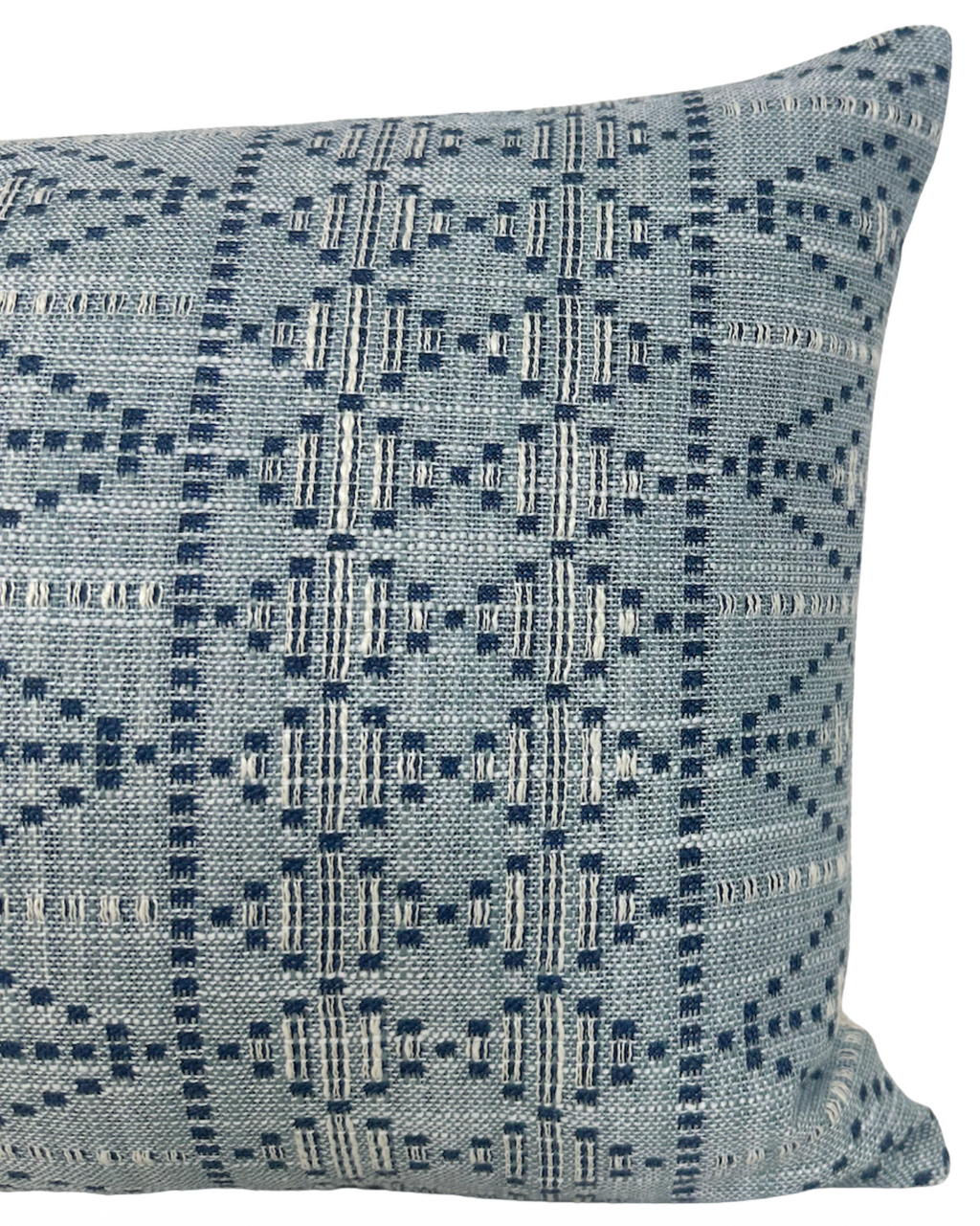 Souk Woven Pillow Cover in Blue, Peter Dunham Textiles