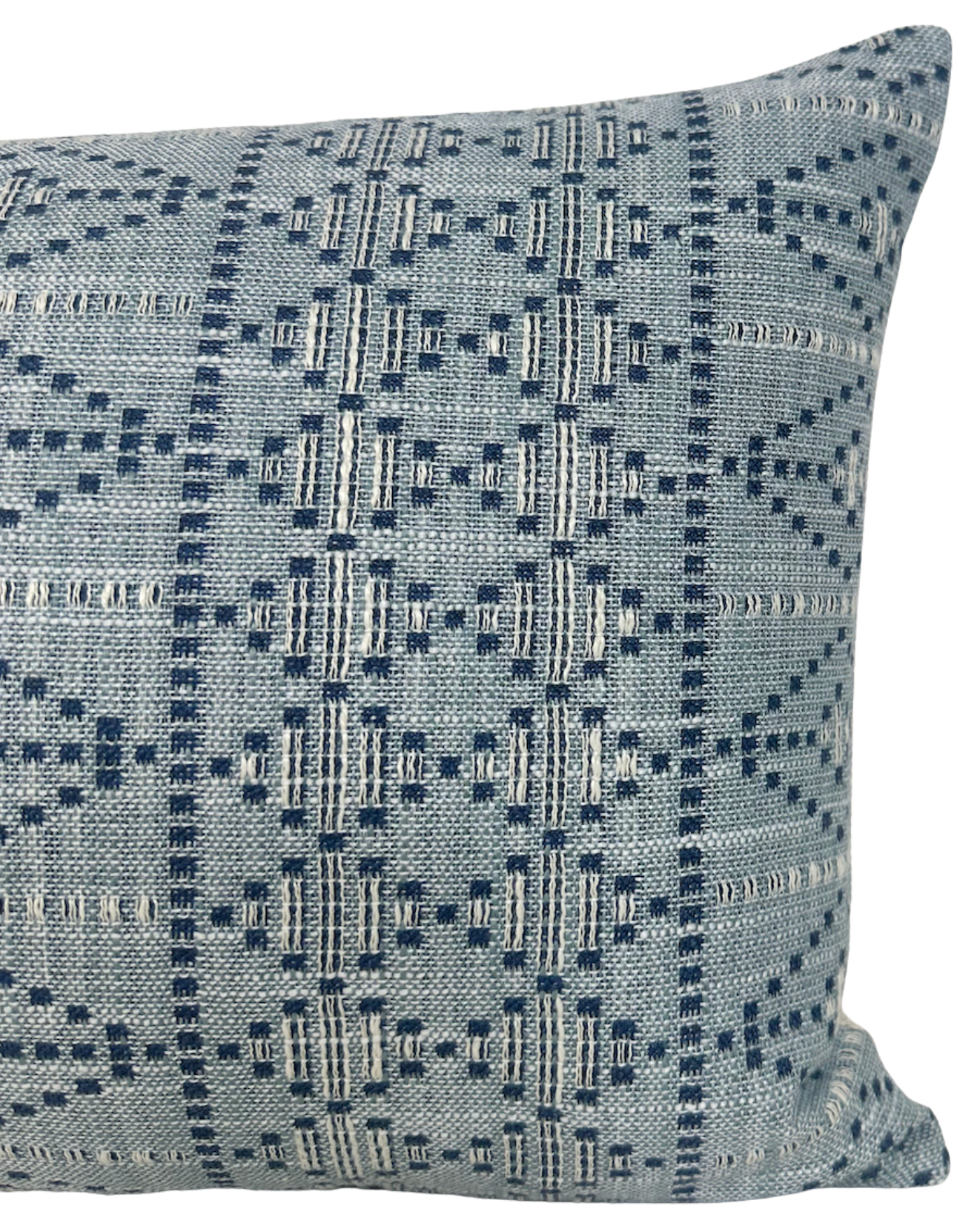 Souk Woven Pillow Cover in Blue, Peter Dunham Textiles