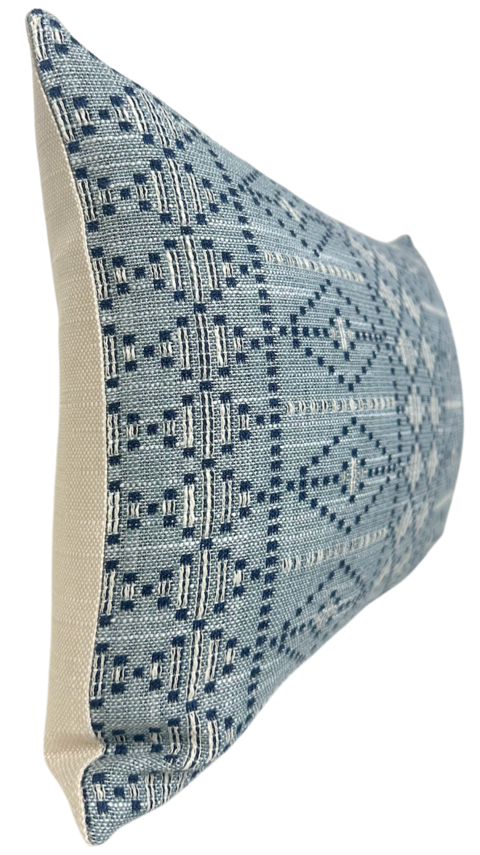 Souk Woven Pillow Cover in Blue, Peter Dunham Textiles