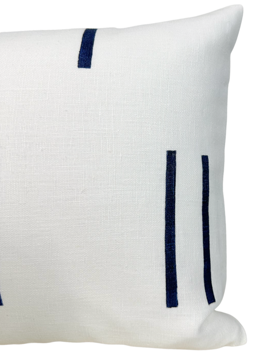 Oaxaca Linen Pillow Cover in Navy, Schumacher Textiles