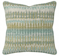 Mosaic Weave Pillow Cover in Lagoon, Indoor Outdoor Pillows