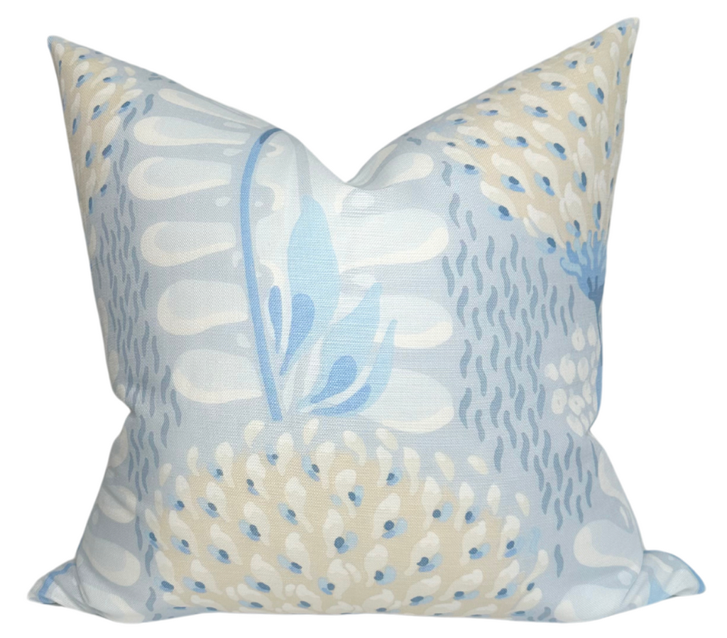 Thibaut Tiverton Pillow Cover in Spa Blue, Thibaut Pillows
