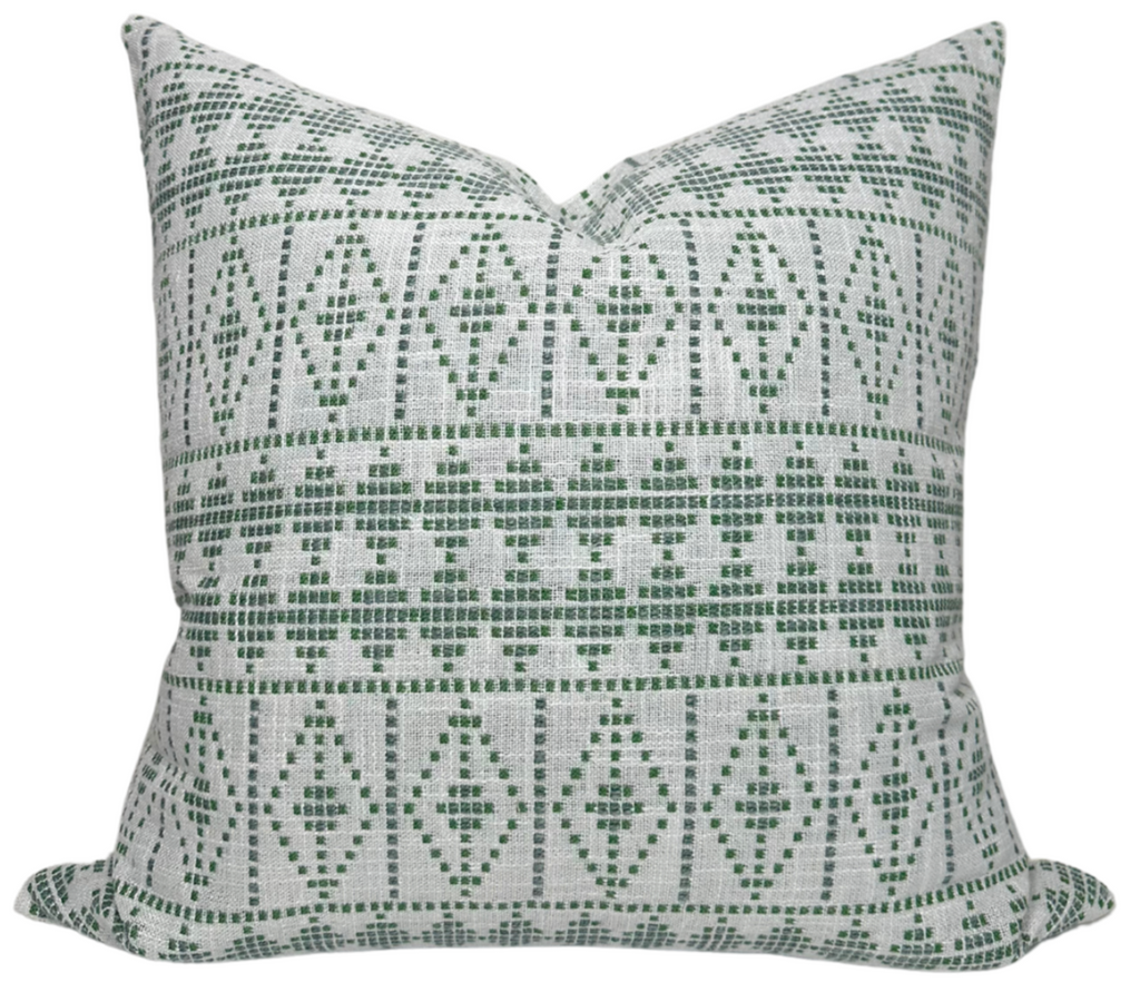 Souk Pillow Cover in Green, Peter Dunham Textiles