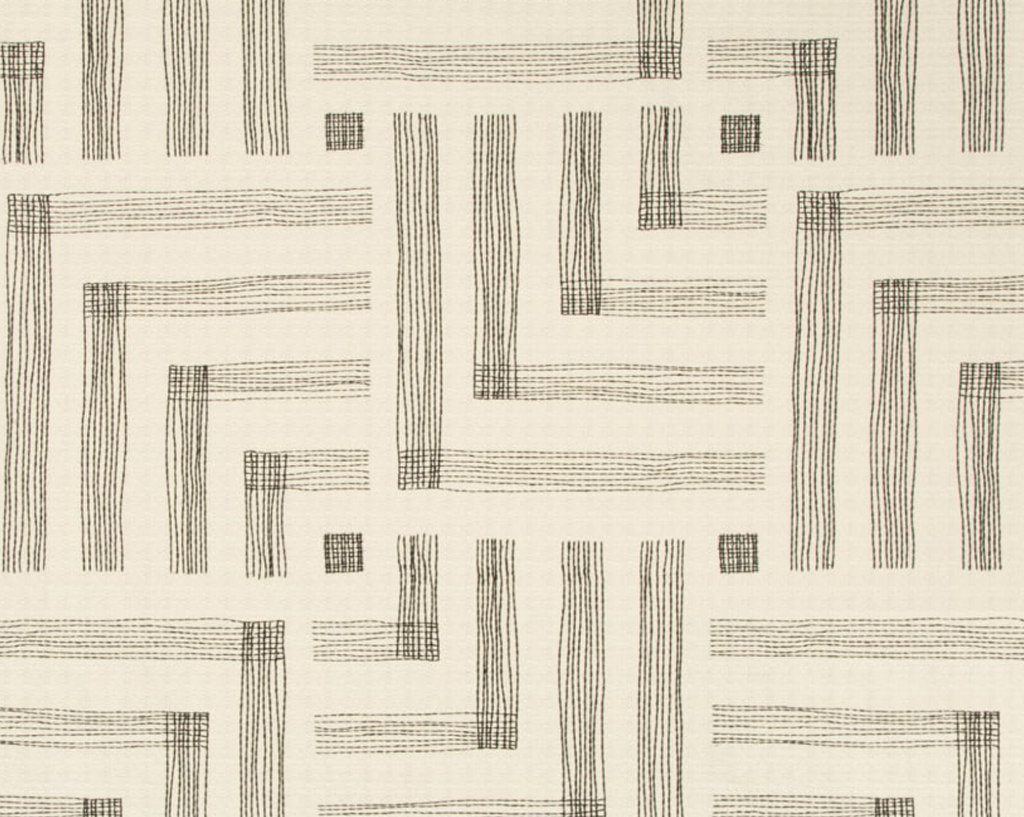 Pastiche Pillow Cover in Chalk Jet, Kelly Wearstler Textiles