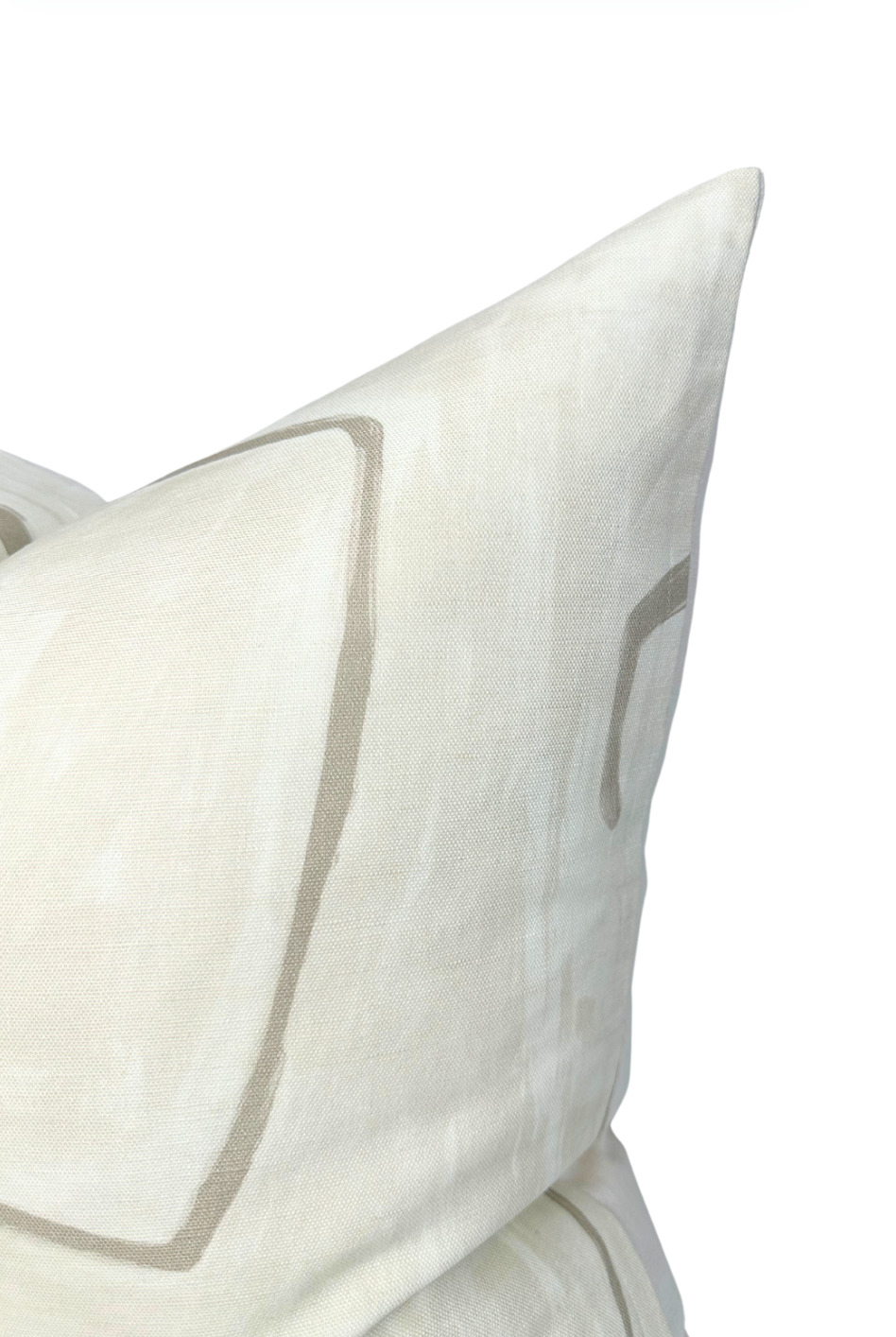 Graffito Pillow Cover in Parchment, Kelly Wearstler Textiles