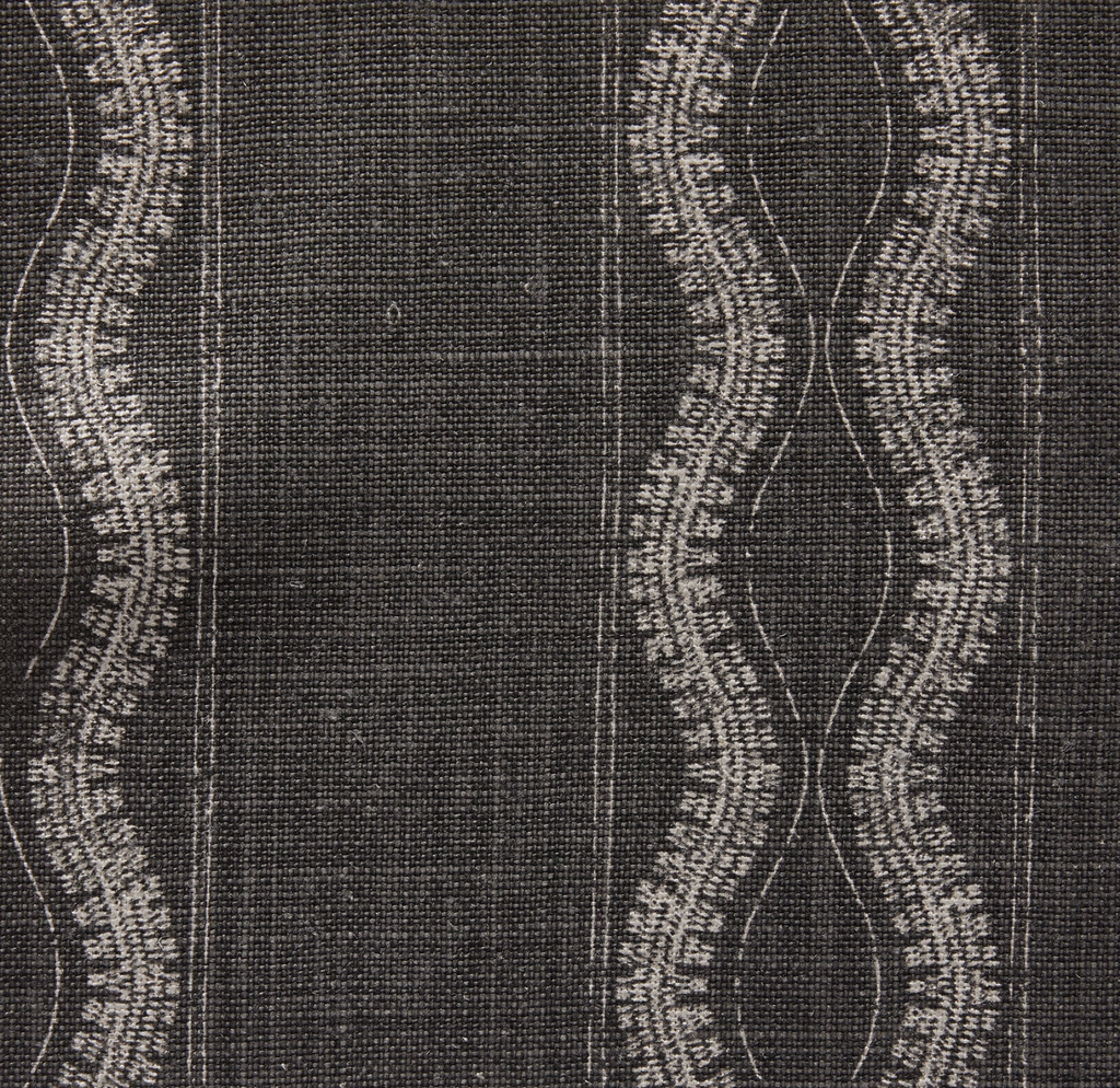 Zanzibar Pillow Cover in Charcoal, Peter Dunham Textiles