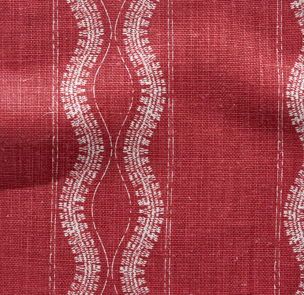 Zanzibar Pillow Cover in Red, Peter Dunham Textiles