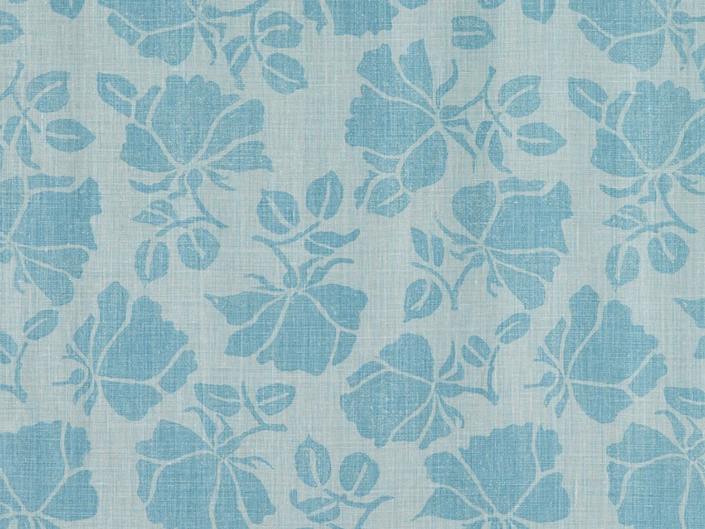 Emilia Pillow Cover in Blue, Peter Dunham Textiles