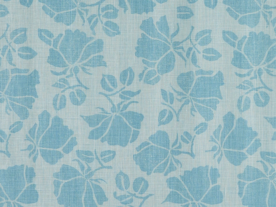 Emilia Pillow Cover in Blue, Peter Dunham Textiles