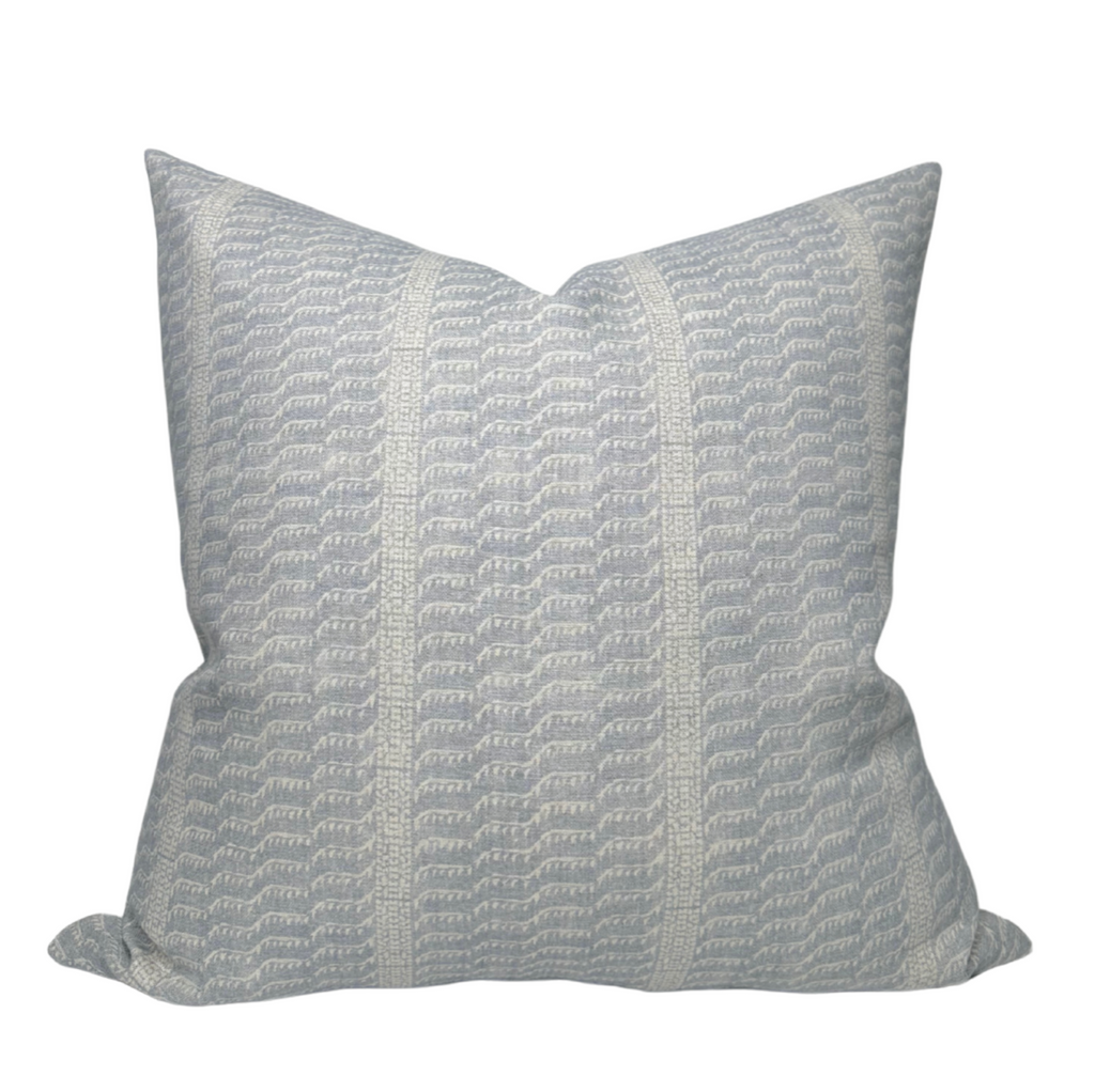 Pilar Pillow Cover in Bluebell, Susan Connor Textiles