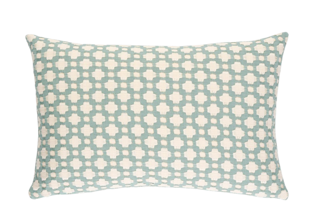 Betwixt Pillow Cover in Water, Schumacher Textiles
