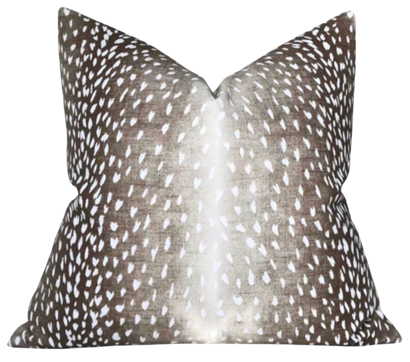 Antelope Pillow Cover in Dark Brown, 04242