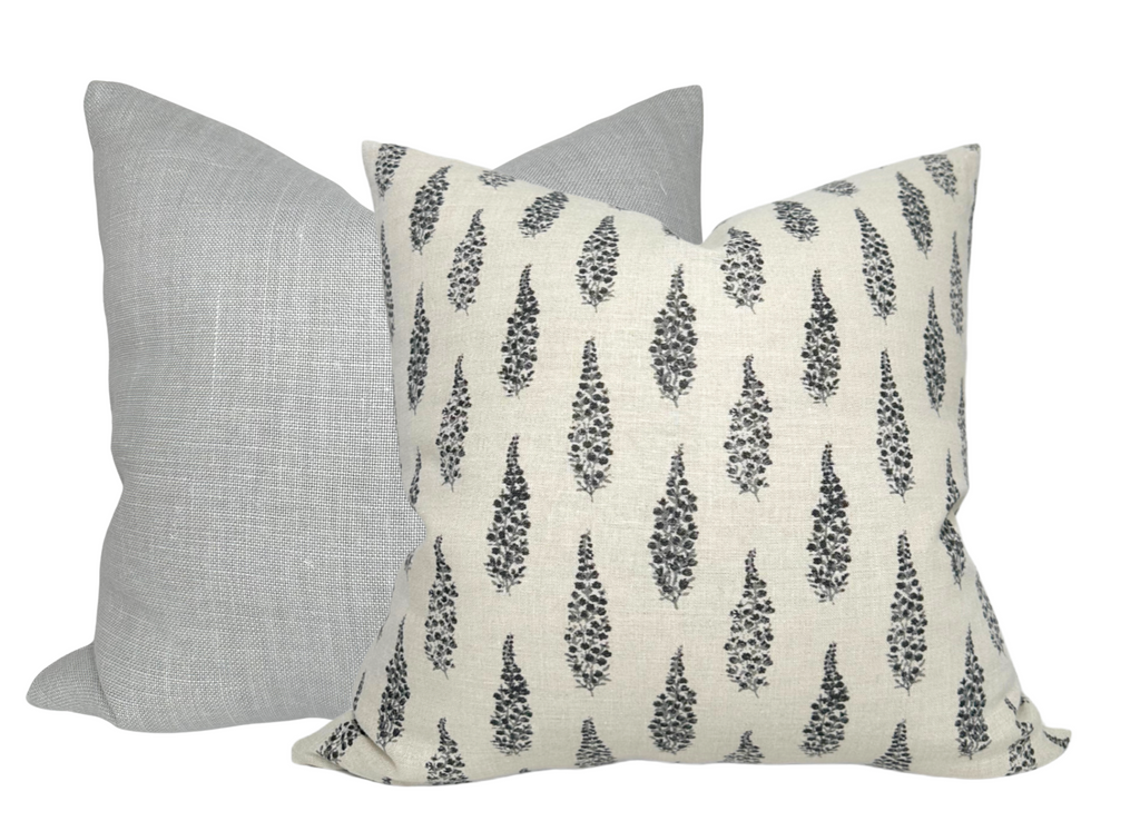 Mia Linen Pillow Cover in Pierre