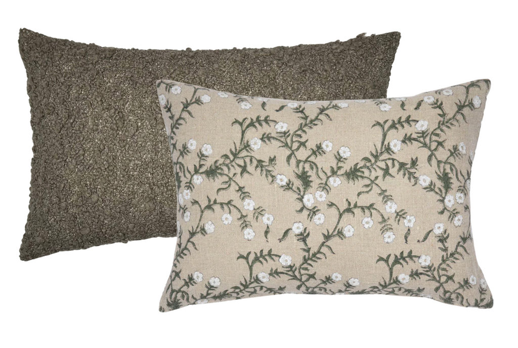 GILA Boucle Pillow Cover in Brown, Larsen Textiles