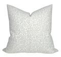 Morris Pillow Cover in Taupe, Schumacher Textiles