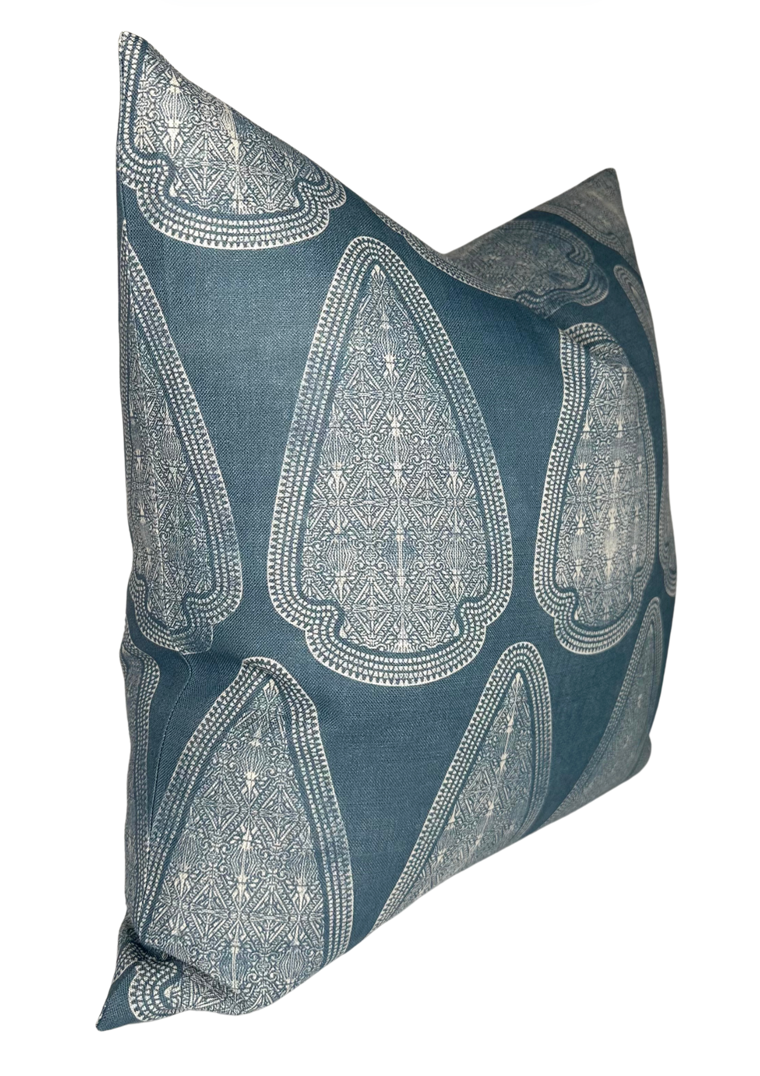 Artemis Pillow Cover in Lake Blue, Susan Connor Textiles