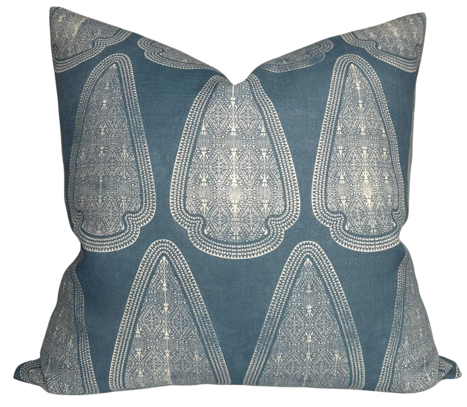Artemis Pillow Cover in Lake Blue, Susan Connor Textiles
