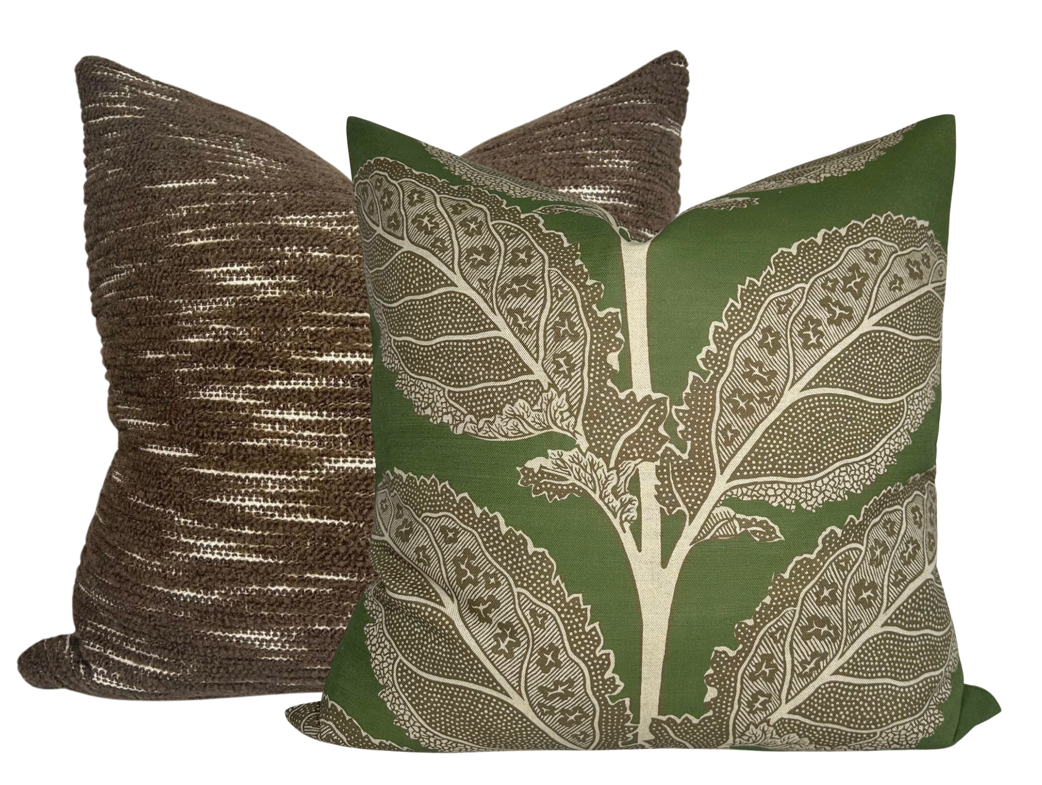 Lacinato Pillow Cover in Wild Sage, Thibaut Pillows