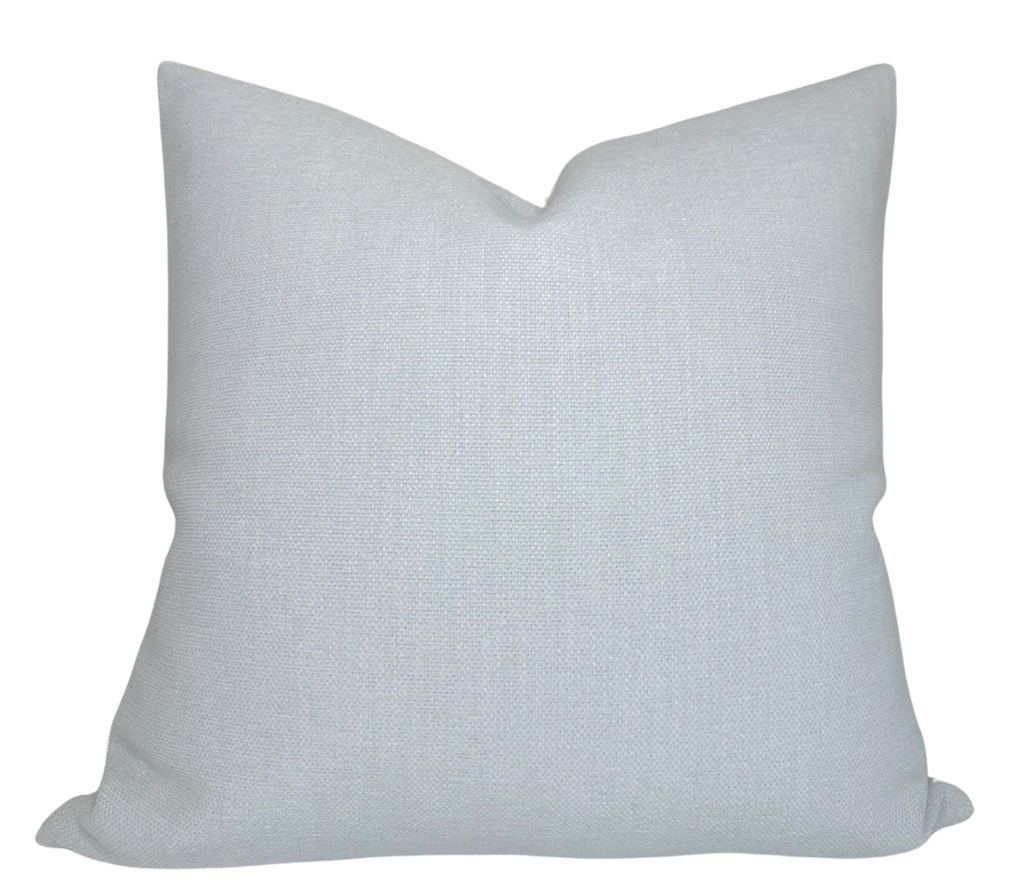 Outdoor Rough 'n Tumble Woven Pillow Cover in Ice Blue, Performance Pillow