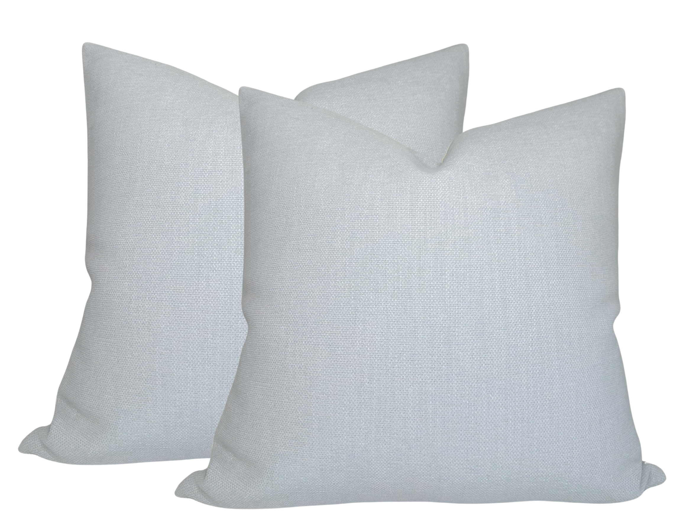 Outdoor Rough 'n Tumble Woven Pillow Cover in Ice Blue, Performance Pillow