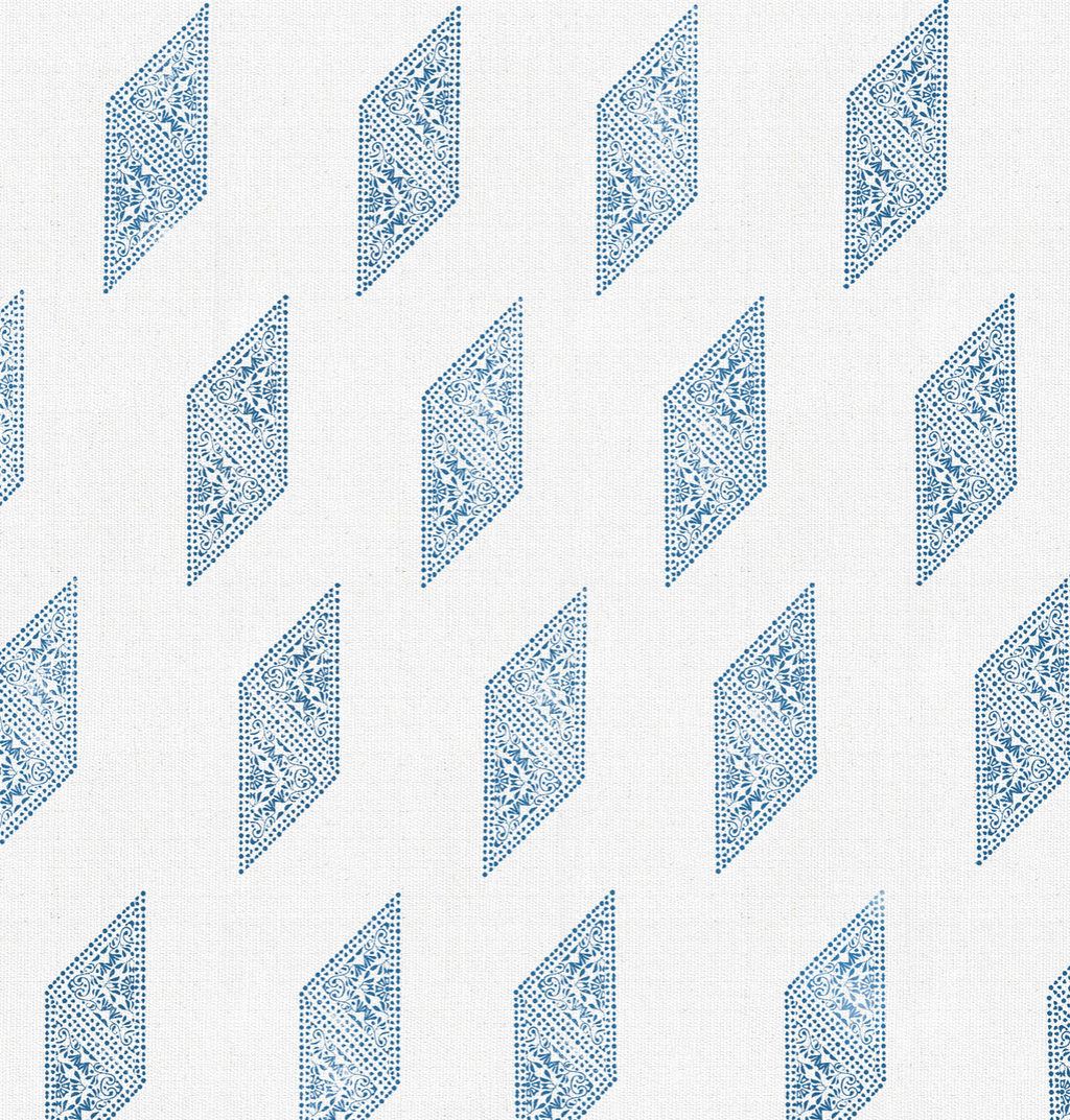 Myriad Pillow Cover in Lake Blue, Susan Connor Textiles