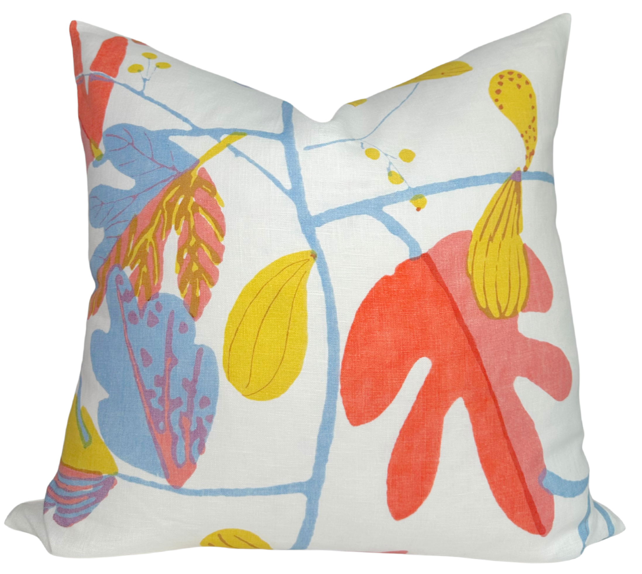 Matisse Floral Pillow Cover in Coral, Thibaut Pillows