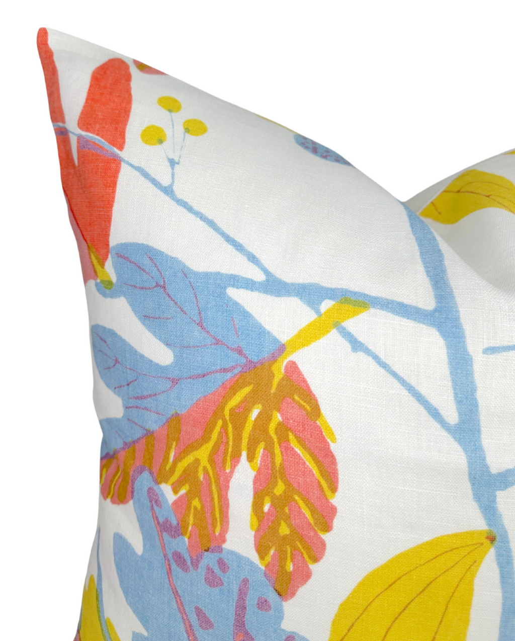 Matisse Floral Pillow Cover in Coral, Thibaut Pillows