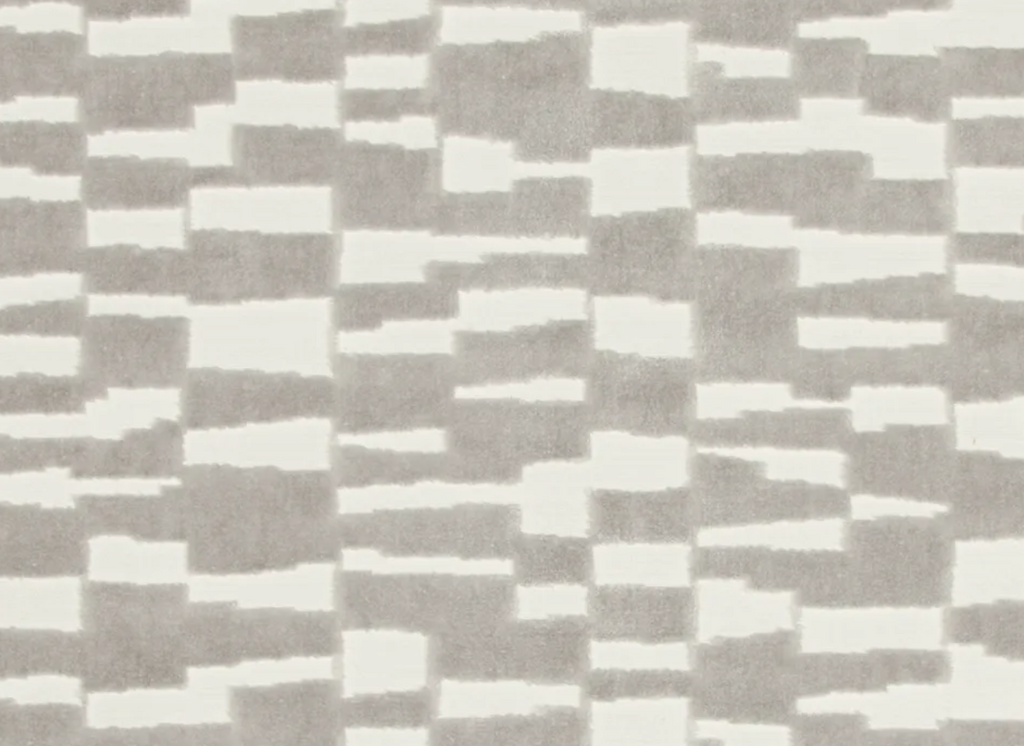 Mod Velvet Pillow Cover in Grey