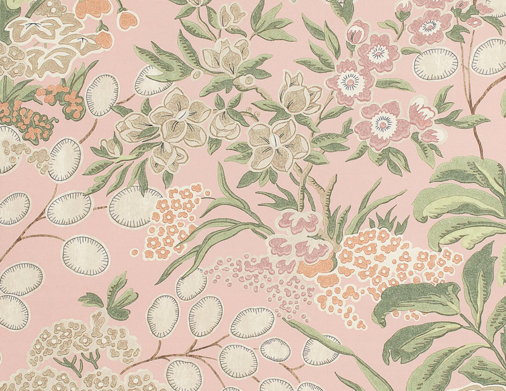 Meadow Floral Pillow Cover in Blush, Thibaut Pillows