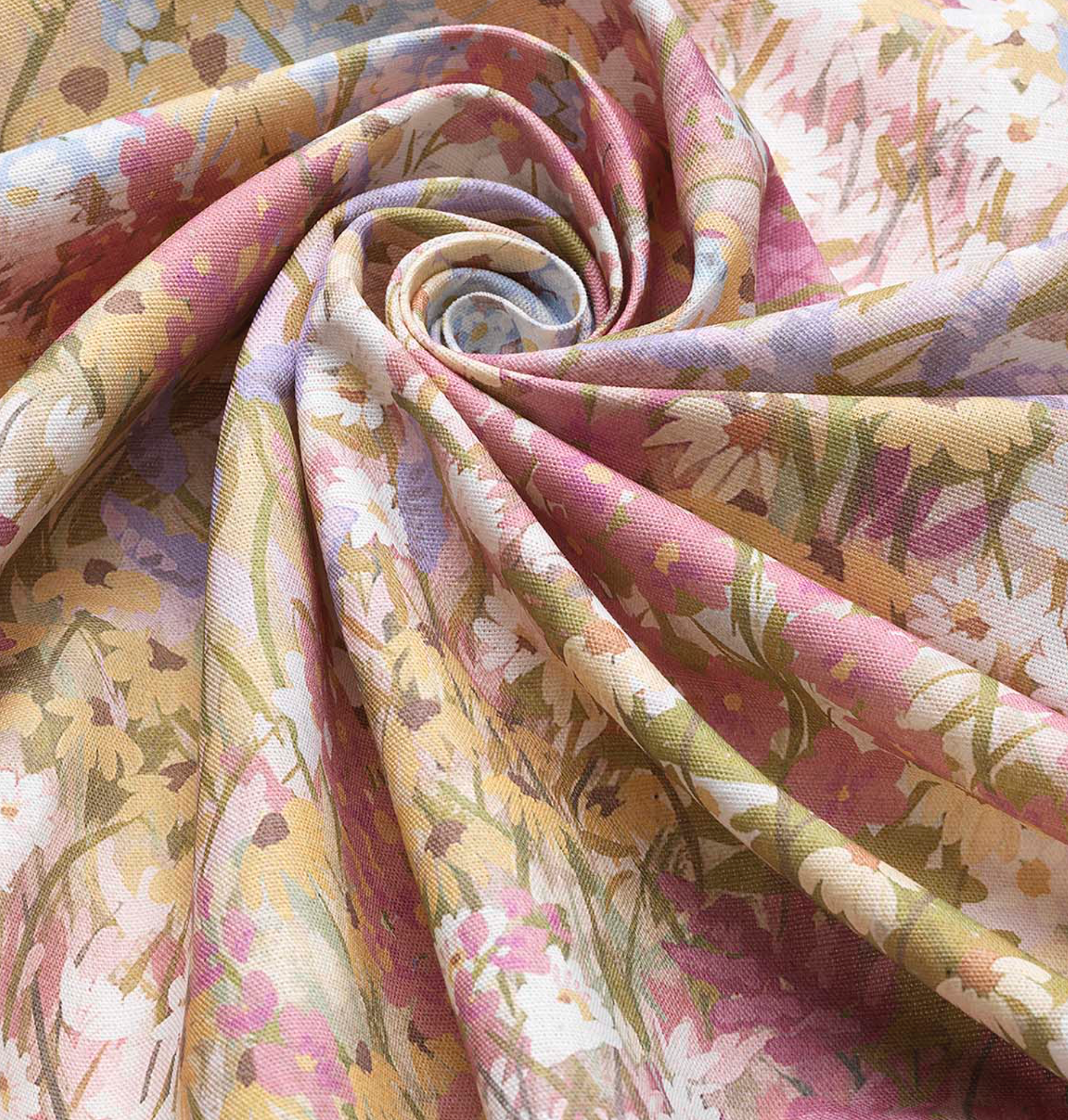 Fleur Linen Pillow Cover in Blush
