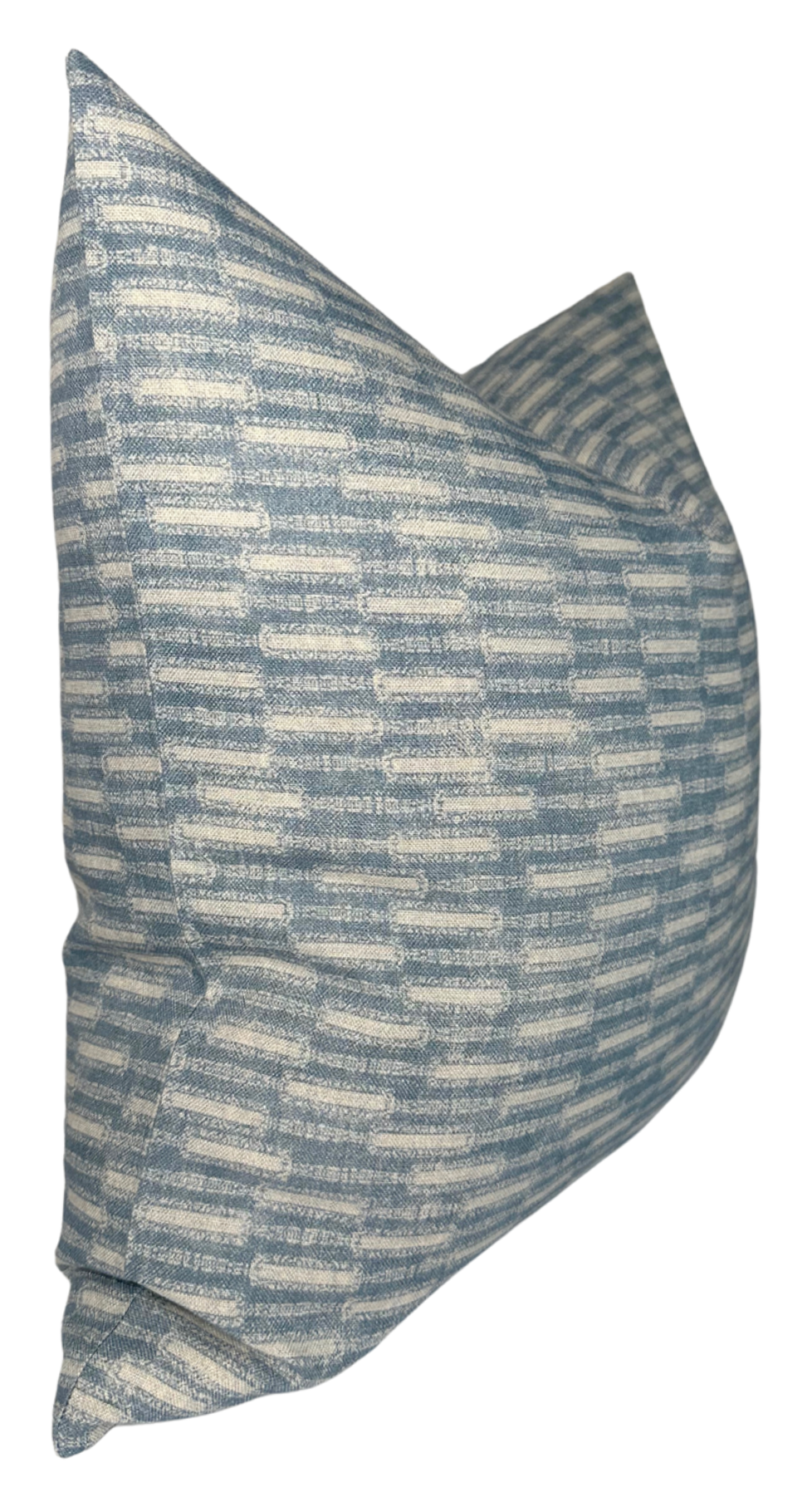 Lacuna Pillow Cover in Azul Blue, Susan Connor Textiles