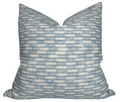 Lacuna Pillow Cover in Azul Blue, Susan Connor Textiles