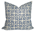 Orcha Pillow Cover in Indigo Blue, Peter Dunham Textiles
