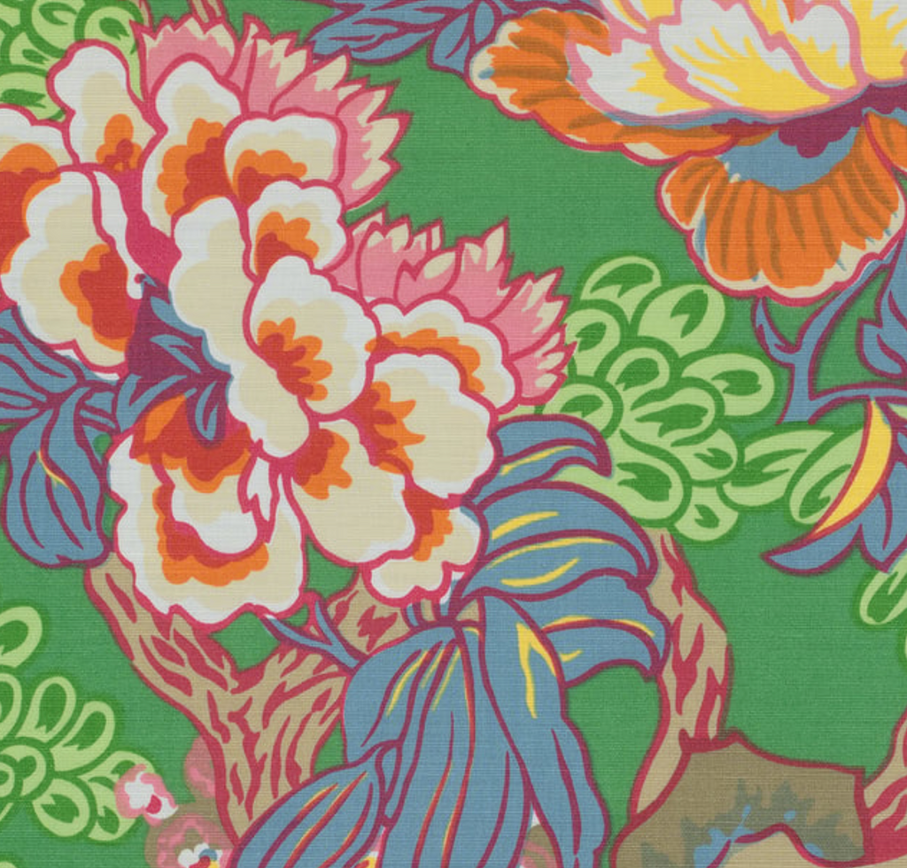 Honshu Pillow Cover in Green, Thibaut Pillows