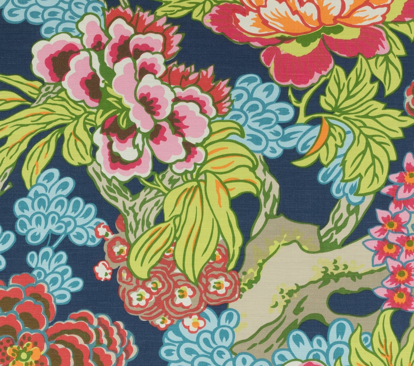 Honshu Pillow Cover in Navy, Thibaut Pillows