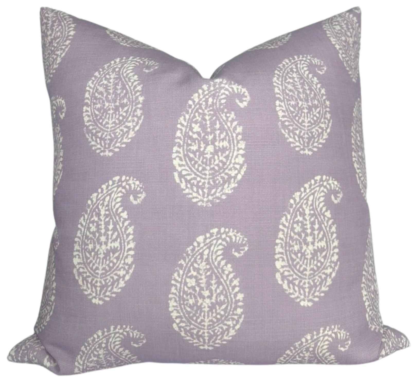 Kashmir Paisley Pillow Cover in Lilac Purple, Peter Dunham Textiles