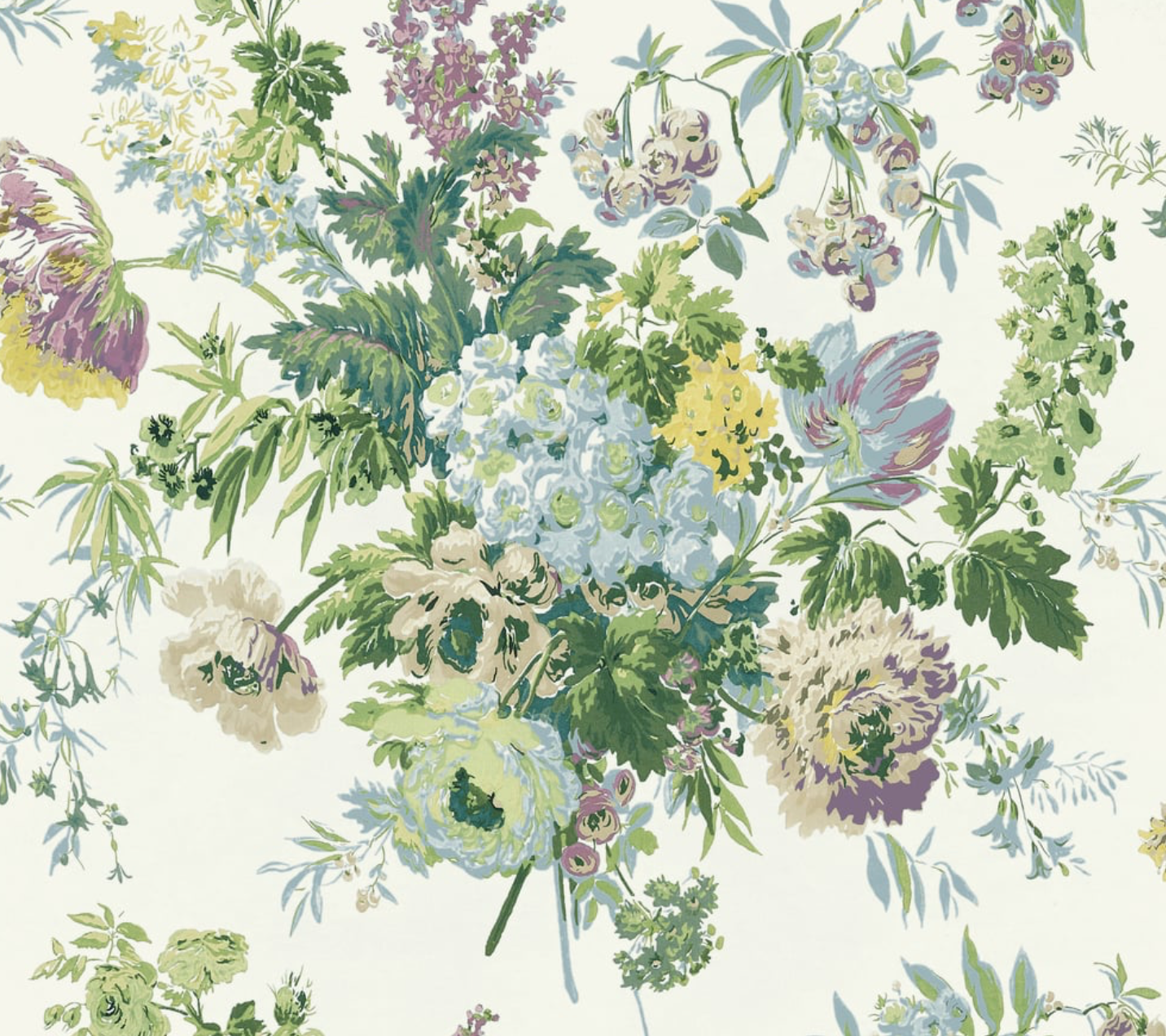 Garden Club Pillow Cover in Lavender, Thibaut Pillows