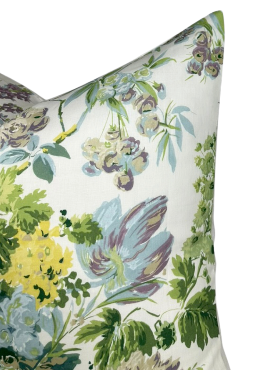 Garden Club Pillow Cover in Lavender, Thibaut Pillows