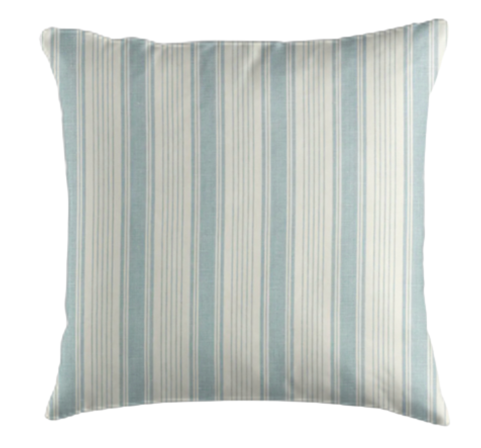 Ojai Stripe Pillow Cover in China Blue, Schumacher Textiles