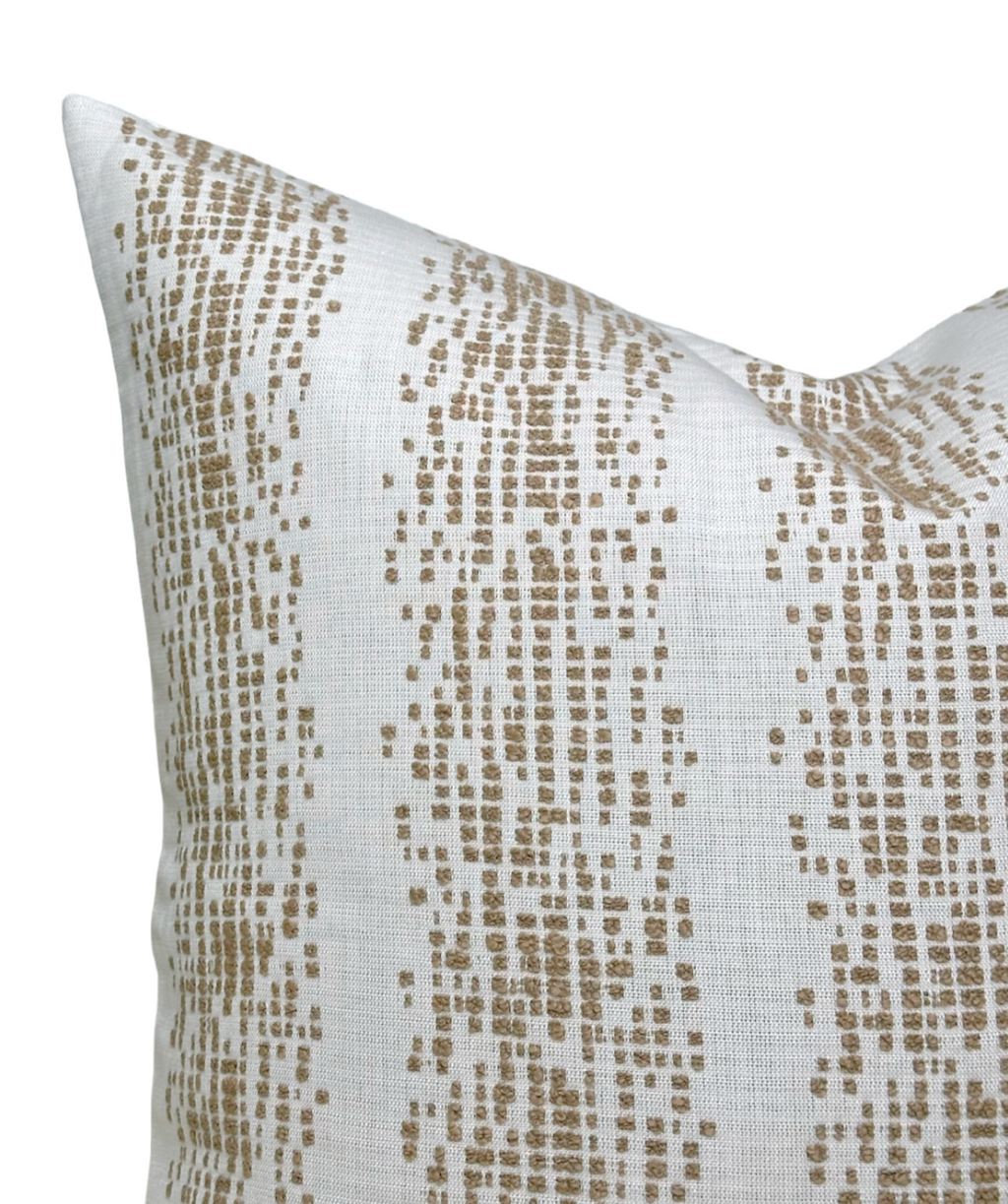 Balboa Pillow Cover in Fawn Brown, Kelly Wearstler Textiles