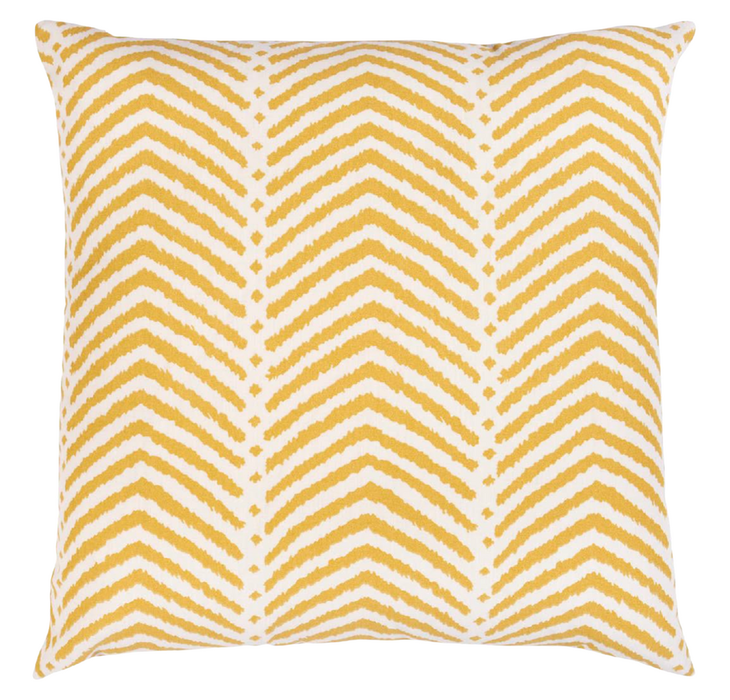 La Jolla Pillow Cover in Marigold, Schumacher Textiles