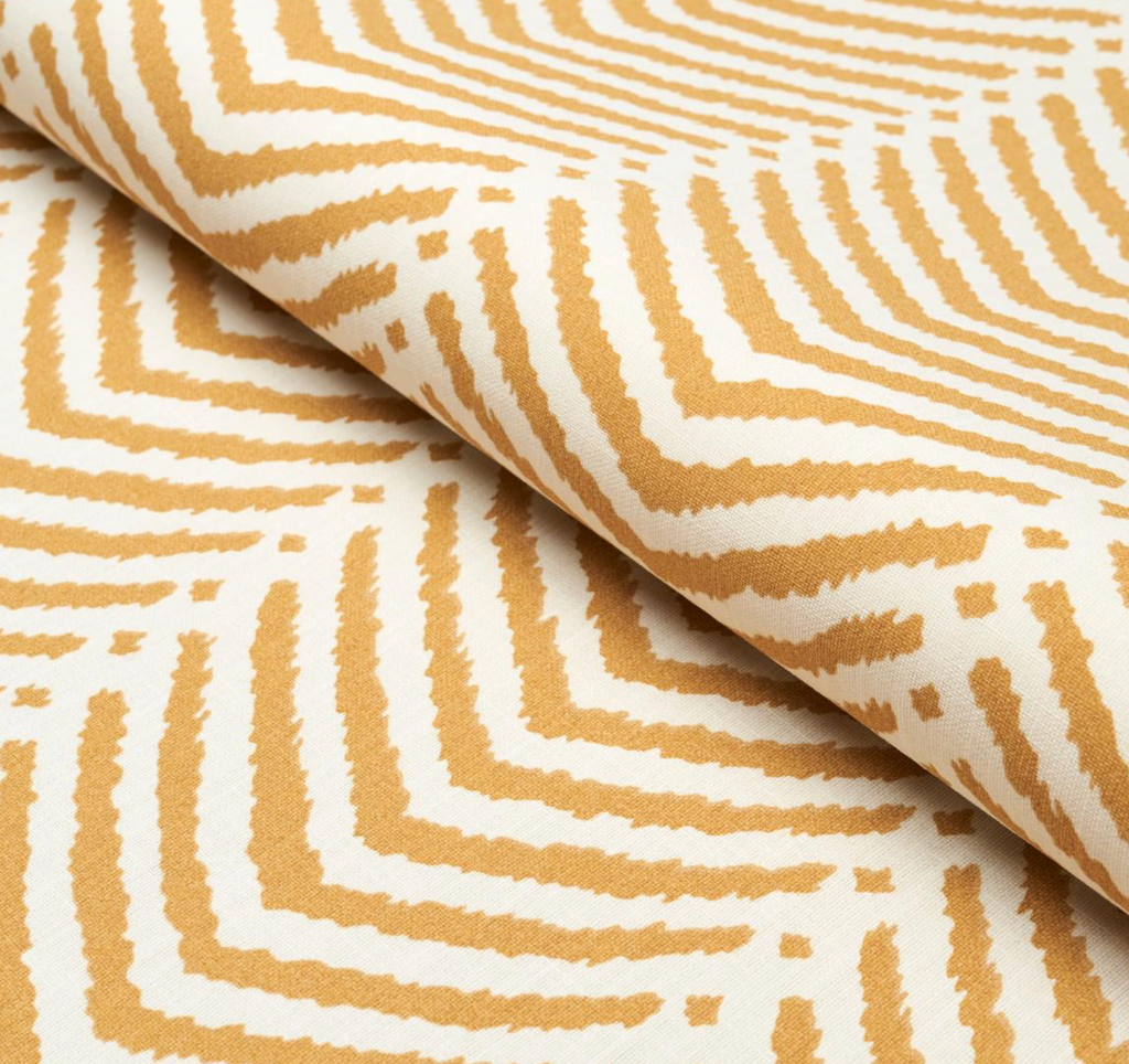 La Jolla Pillow Cover in Marigold, Schumacher Textiles