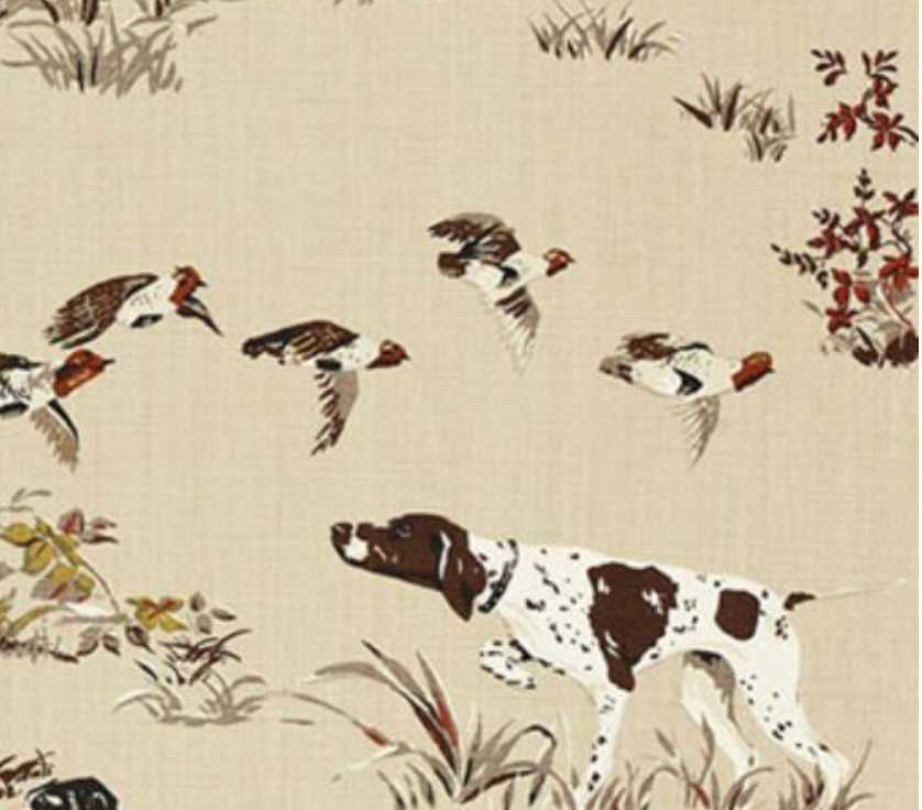 Pointers Pillow Cover in Brown, Schumacher Textiles